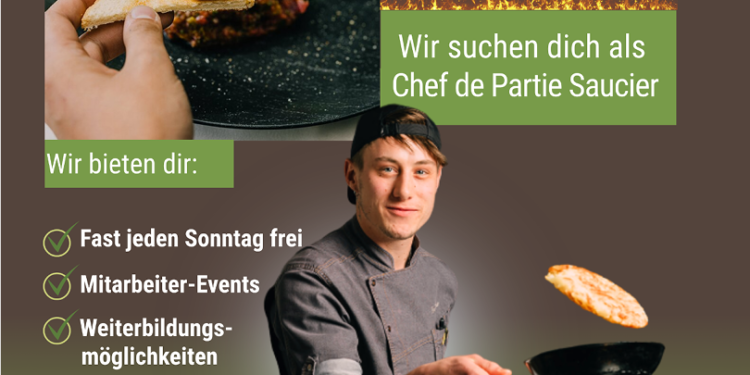 „Wir suchen Dich“ Koch / Köchin EFZ 100 % Chef de Partie Saucier