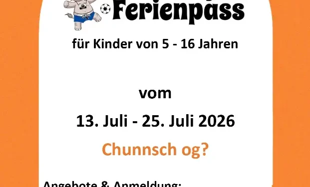 Ferienpass Frutigland: Die Anmeldung für die Wunschphase ist noch bis Sonntag, 17. Mai 2026, möglich.