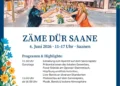 Zäme dür Saane – Saanen à Table – Samstag, 6. Juni 2026, 11.00 Bis 18.00 Uhr mit Open-Air-Tafelrunde