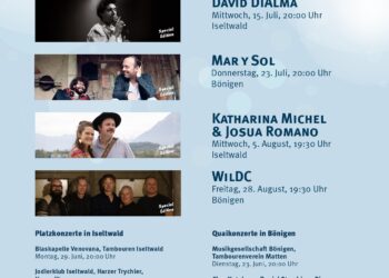 Sommerklänge am See – Konzertabende in Bönigen und Iseltwald 2026
