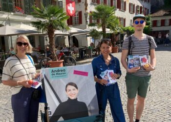 Andrea de Meuron: «Ich freue mich über das Vertrauen der Bevölkerung und trete zum zweiten Wahlgang an»