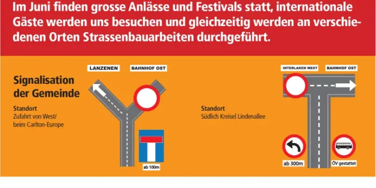 Verkehrsinfo Interlaken Ost