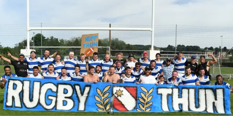 Rugby TV Thun krönt starke Saison mit Meistertitel und Aufstieg in die NLB