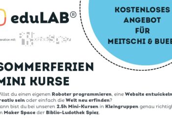 Sommerferien: Freizeitkurse in der Biblio-Ludothek Spiez