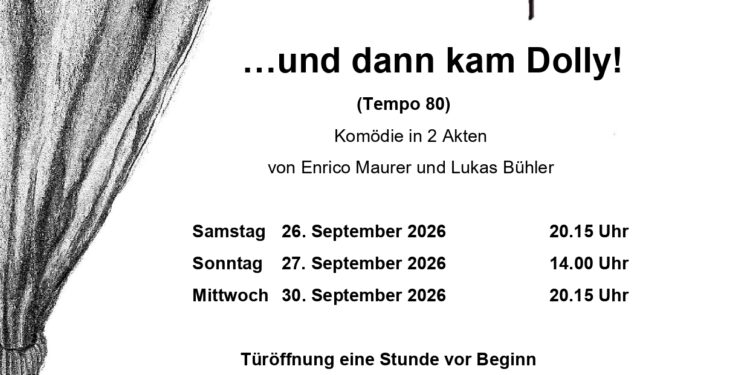 Theatergruppe Lampefieber – vom 26. bis 30. September 2026 in Boltigen