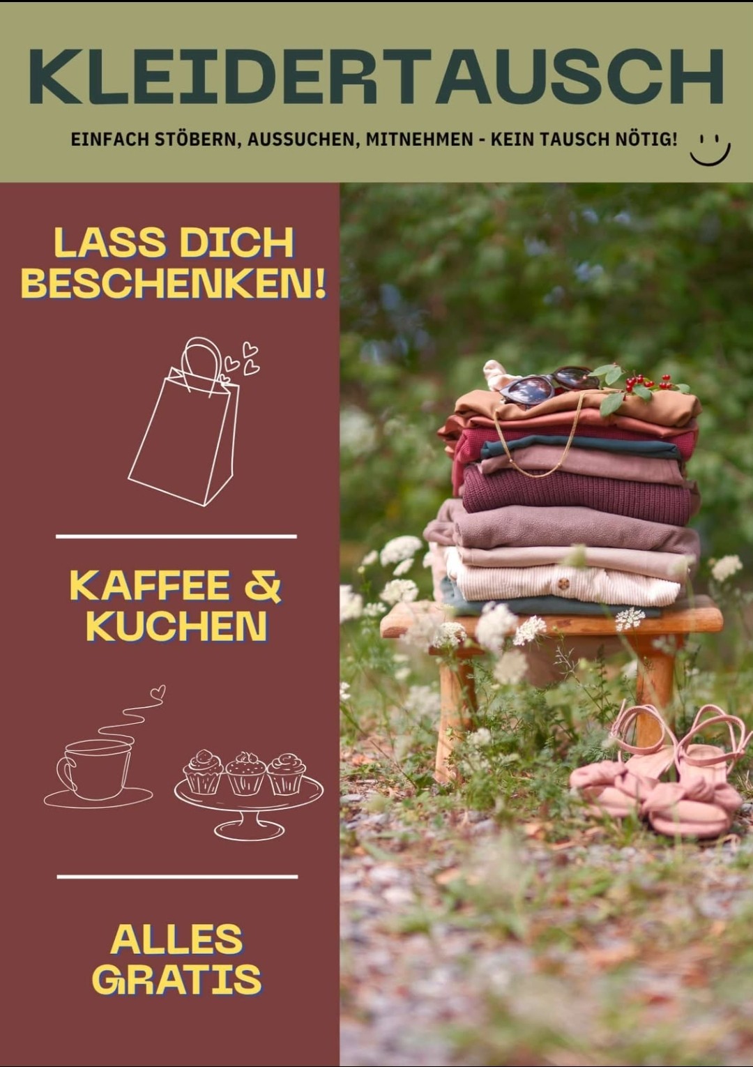 Kleidertausch ab 13:00